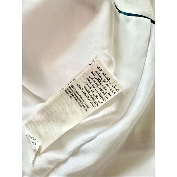 WHBM dropped front blazer - white, gray, & light blue window pane pattern - 10 - Picture 6 of 7